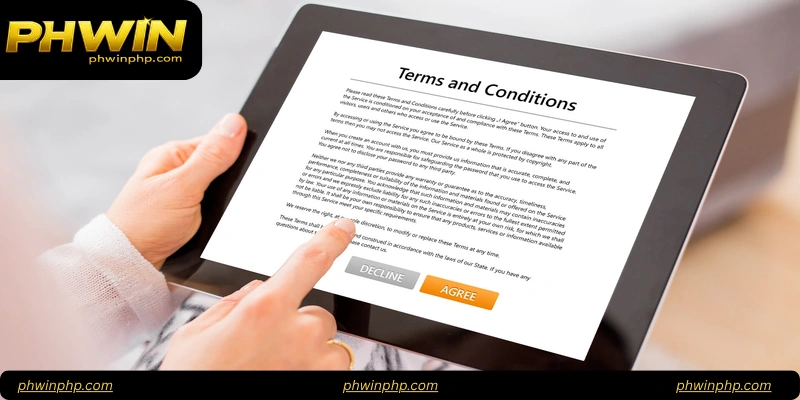 Key Components of Phwin Terms and Conditions