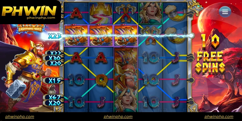 Thor X Slot Features